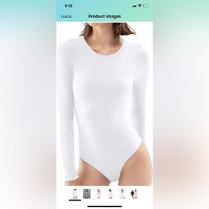 Pumiey White Body Suit